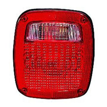 Tail Light Assembly Right CAPA for Jeep Wrangler 1998-2006