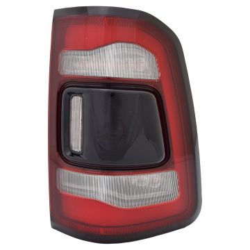 Tail Light Assembly Right LED w/o Blind Spot Detection Black Trim for Ram 1500 2019-2024