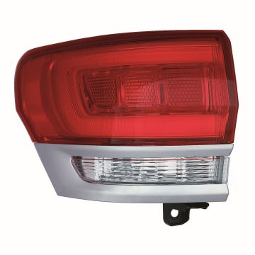 Tail Light Assembly Left Outer w/Platinum Insert CAPA for Jeep Grand Cherokee Grand Cherokee WK