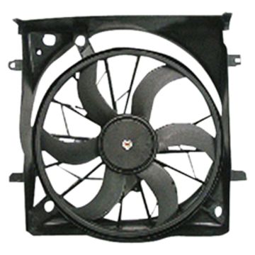 Engine Cooling Fan Assembly Single Fan Assembly for Jeep Liberty 2002-2007