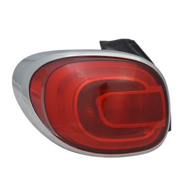 Tail Light Housing Left Includes Lens CAPA for Fiat 500L 2014-2017