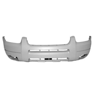 Bumper Cover Front w/Fog Lamps w/Lip Molding Holes Light Gray for Ford Escape XLT 2001-2004