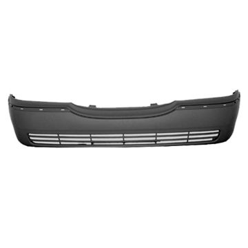 Bumper Cover Front w/o Fog Lamps Primed CAPA for Lincoln Town Car 2003-2011