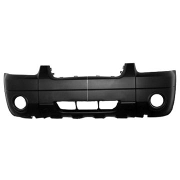 Bumper Cover Front w/o Appearance Package w/o Skid Plate Primed for Ford Escape XLT XLT Sport XLT No Boundaries 2005-2007