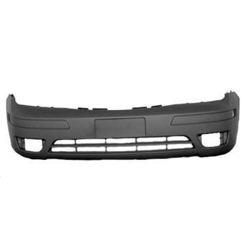 Bumper Cover Front w/o Appearance Pkg w/o Fog Lamp Holes Cut Out Primed for Ford Focus 2005-2007