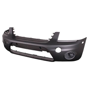 Bumper Cover Front w/o Fog Lamps Primed CAPA for Ford Transit Connect 2010-2013