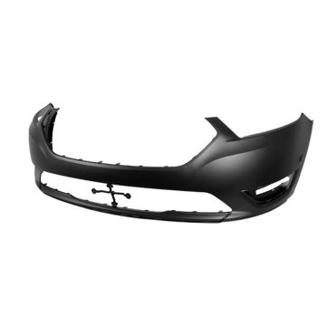 Bumper Cover Front w/Park Assist System Primed CAPA for Ford Taurus 2013-2019