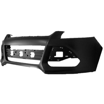 Bumper Cover Front w/o Active Park w/o Side Camera Holes Primed CAPA for Ford Escape S Titanium SE SEL 2013-2016