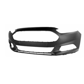 Bumper Cover Front w/o Towing Hook w/o Active Park Assist Primed CAPA for Ford Fusion SE Hybrid Energi SE Energi Titanium Titanium Hybrid S SE Titanium S Hybrid SE Luxury 2013-2016