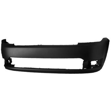 Bumper Cover Front w/o Active Park Assist Primed CAPA for Ford Flex 2013-2019