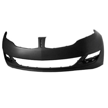 Bumper Cover Front w/o Tow Hook w/o Front Object Sensors Primed CAPA for Lincoln MKZ Base Elite High Reserve Hybrid Black Label Black Label Hybrid 2013-2015