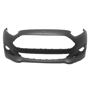 Bumper Cover Front w/Rocker Molding Kit Primed CAPA for Ford Fiesta SE 2014-2019