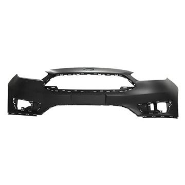 Bumper Cover Front Primed CAPA for Ford Focus S Titanium Electric Titanium Plus SE Appearance SE RS SE Luxury SEL 2015-2018