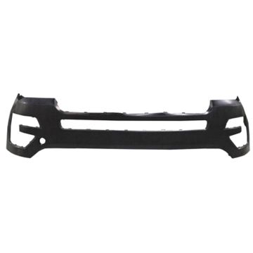 Bumper Cover Front w/o Active Park Assist w/o Camera w/o Parking Aid w/Tow Hook Primed for Ford Explorer 2016-2017