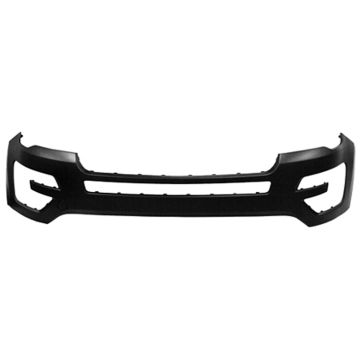 Bumper Cover Front w/o Active Park Assist w/o Camera w/o Parking Aid w/Tow Hook Primed CAPA for Ford Explorer 2016-2017