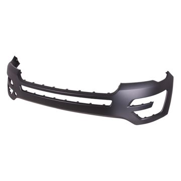 Bumper Cover Front w/o Active Park Assist w/o Camera w/o Parking Aid w/Tow Hook Primed CAPA for Ford Explorer 2016-2017