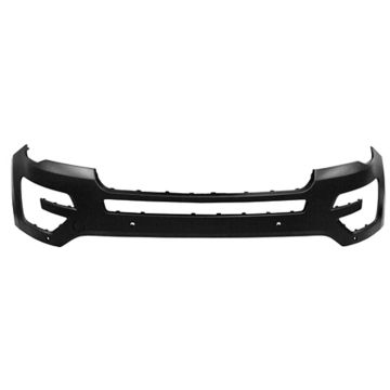 Bumper Cover Front w/o Active Park Assist w/o Camera w/Parking Aid w/Tow Hook Primed CAPA for Ford Explorer 2016-2017