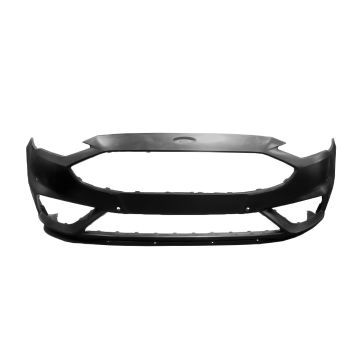 Bumper Cover Front Sport Styling w/Parallel Park Assist Primed for Ford Fusion Sport S SE SEL Titanium 2017-2020