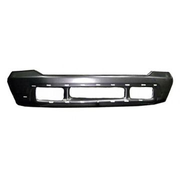 Bumper Face Bar Front w/Lower Valance Holes w/Upper Valance Panel Black for Ford Excursion F-250 Super Duty F-350 Super Duty