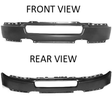 Bumper Face Bar Front To 8-8-05 w/o Fog Lamps Primed for Ford F-150 2004-2006