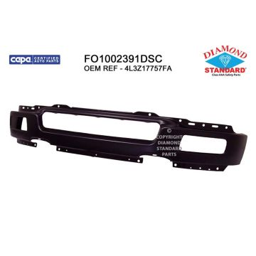 Bumper Face Bar Front To 8/8/05 To 8-7-05 w/Fog Lamps Primed CAPA for Ford F-150 2004-2006