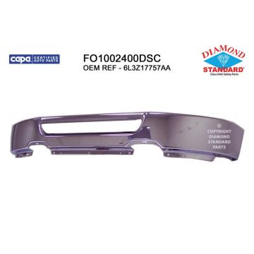 Bumper Face Bar Front w/o Fog Lamps From 8-9-05 Chrome CAPA for Ford F-150 2005-2008