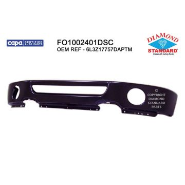 Bumper Face Bar Front w/Fog Lamps From 8-9-05 Primed CAPA for Ford F-150 Lincoln Mark LT