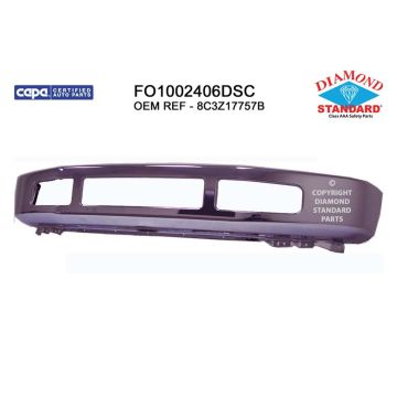 Bumper Face Bar Front Chrome CAPA for Ford F-250 Super Duty F-350 Super Duty