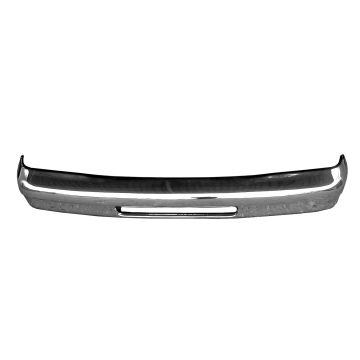Bumper Face Bar Front w/Air Hole w/o Lower Valance Holes Chrome for Ford E-150 E-250 E-350 E-450