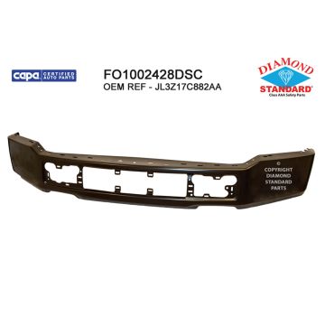 Bumper Face Bar Front w/o Fog Lamps CAPA for Ford F-150 XL 2018-2020