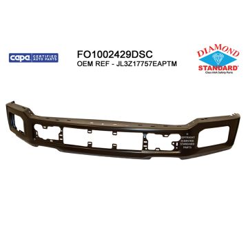 Bumper Face Bar Front w/Fog Lamps CAPA for Ford F-150 Limited King Ranch 2018-2020