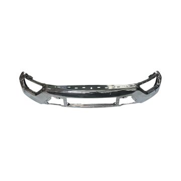 Bumper Face Bar Front w/o Active Park Assist w/o Park Distance Sensors Chrome CAPA for Ford F-150 2021-2023