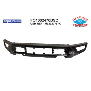 Bumper Face Bar Front w/Parking Sensors CAPA for Ford F-150 Raptor Raptor R 2021-2023