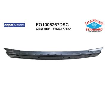 Bumper Cover Reinforcement Front w/o High Performance Pkg w/o GT Performance Pkg w/o Tow Hook CAPA for Ford Mustang 2015-2025