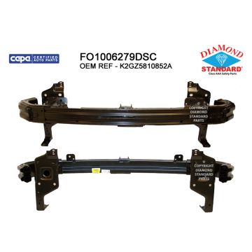 Bumper Cover Reinforcement Front w/o Front Tow Hook CAPA for Ford Edge Lincoln Nautilus
