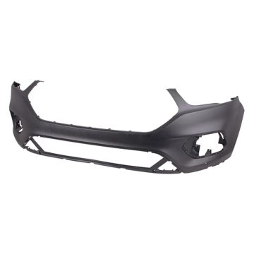 Bumper Cover Front Upper w/Active Park Assist Primed CAPA for Ford Escape 2017-2019