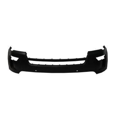 Bumper Cover Front Upper Except POLICE w/o Active Park Assist w/Parking Aid w/Tow Hook Primed for Ford Explorer 2018-2019