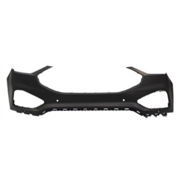 Bumper Cover Front Upper w/Parking Aid w/Active Park Assist w/o Tow Hook Primed CAPA for Ford Edge Titanium ST ST-Line 2019-2024