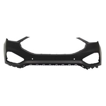Bumper Cover Front Upper w/Tow Hook w/Park w/o Active Park Primed for Ford Edge Titanium SE SEL ST ST-Line 2019-2024