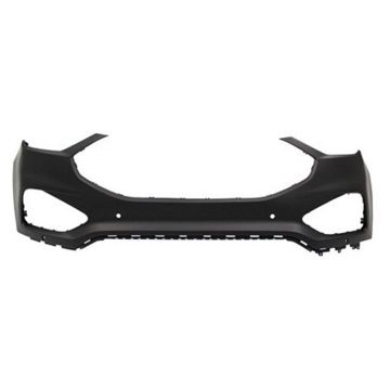 Bumper Cover Front Upper w/Tow Hook w/Park w/o Active Park Primed CAPA for Ford Edge Titanium SE SEL ST ST-Line 2019-2024