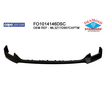 Bumper Cover Front Upper Cover Assembly Primed CAPA for Ford F-150 2021-2023