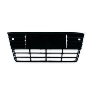 Bumper Cover Grille Front w/Front Object Sensors CAPA for Ford Focus Sedan Hatchback Titanium SEL 2012-2014