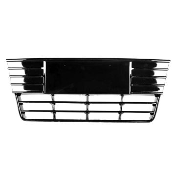 Bumper Cover Grille Front w/o Front Object Sensors CAPA for Ford Focus Sedan Hatchback Titanium SEL 2012-2014