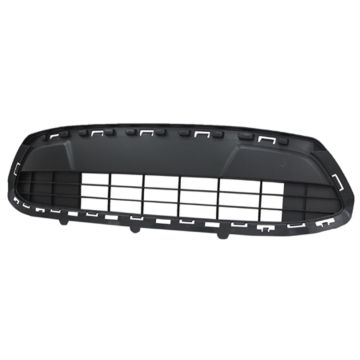 Bumper Cover Grille Front Center w/Fuel Economy Pkg CAPA for Ford Fiesta Sedan Hatchback SE 2011-2013