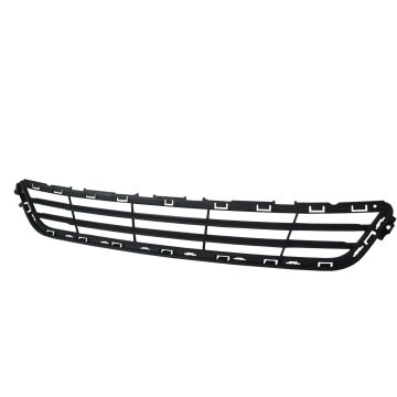 Bumper Cover Grille Front Black CAPA for Ford Fusion SE Hybrid Energi SE Energi Titanium Titanium Hybrid S Hybrid 2013-2016