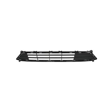 Bumper Cover Grille Front w/o Immersion Heater Grain Finish CAPA for Ford Fusion Police Responder Hybrid