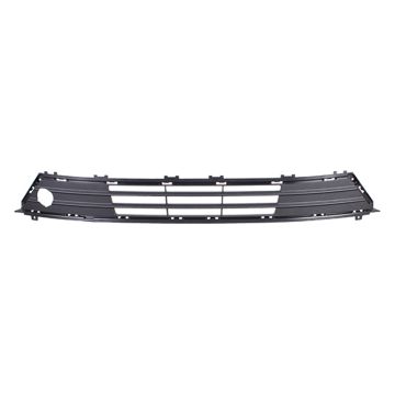Bumper Cover Grille Front w/Immersion Heater Textured Black CAPA for Ford Fusion 2017-2018