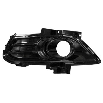 Bumper Insert Front Left Fog Lamp Bezel w/Fog Lamps w/o Block Heater Chrome Bezel for Ford Fusion SE Hybrid Energi SE Energi Titanium Titanium Hybrid S Hybrid 2013-2016
