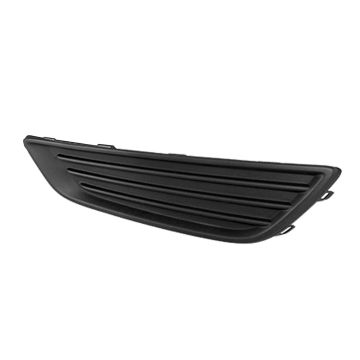 Bumper Insert Front Left w/o Sport Pkg Fog Lamp Opening Cover w/o Fog Lamps for Ford Focus S SE 2015-2018