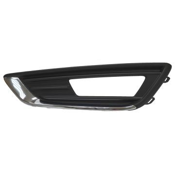 Bumper Insert Front Left Fog Lamp Bezel Chrome Trim for Ford Focus Titanium Titanium Plus 2015-2018